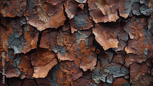 Macro gritty surfaces (rust, cracked paint) ideal for industrial/grunge designs.