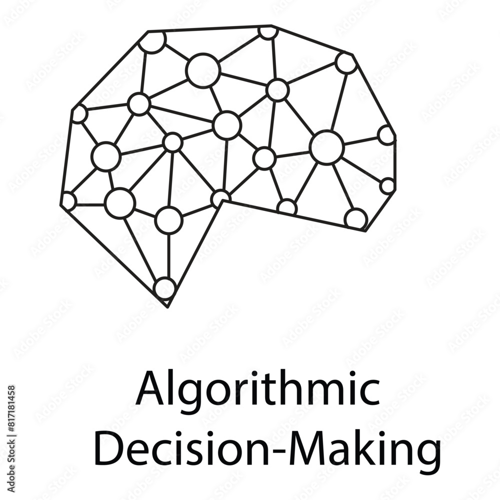 Algorithmic Decision-Making Icon. Vector Icon Design Algorithmic Decision-Making Icon. Vector Icon Design
