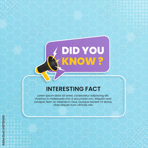 Did your know information background think and ask interesting fact