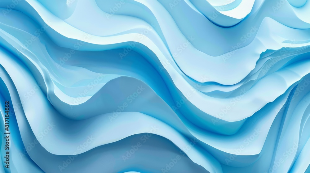 A blue wave with a paper texture A blue wave with a paper texture