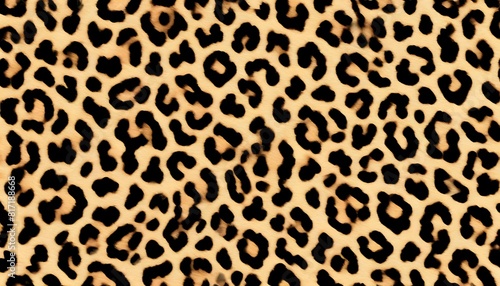 Leopard animal texture background  realistic leopard skin  spots