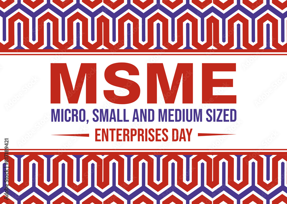 Micro-, Small and Medium-sized Enterprises Day 27 June with white background illustration Micro-, Small and Medium-sized Enterprises Day 27 June with white background illustration