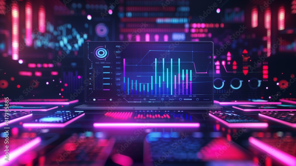 AI Visual: Graphs & charts analyzed by AI to predict trends. AI Visual: Graphs & charts analyzed by AI to predict trends.