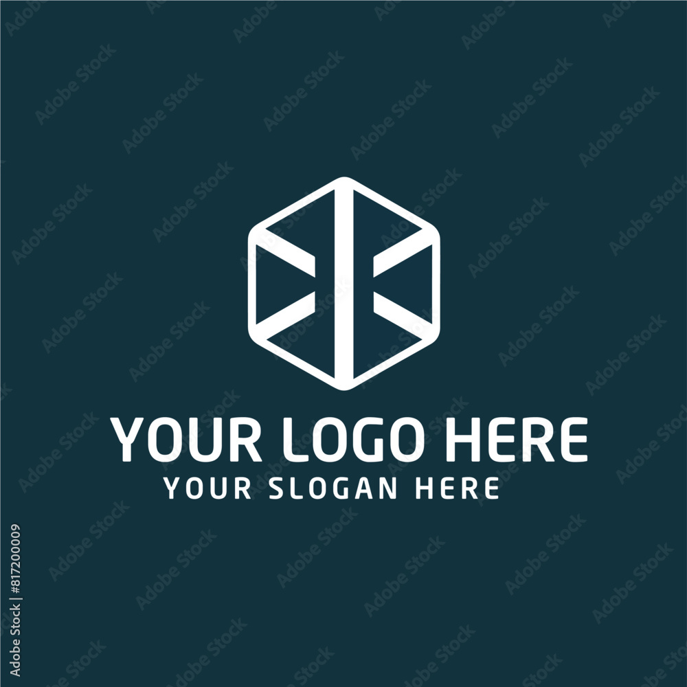 Fototapeta premium Minimalist earth logo