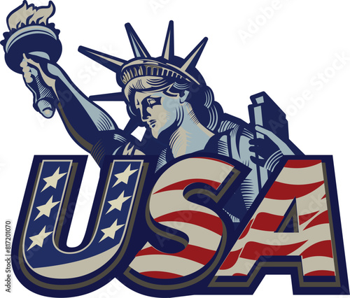 Statue of Liberty. New York and American symbol