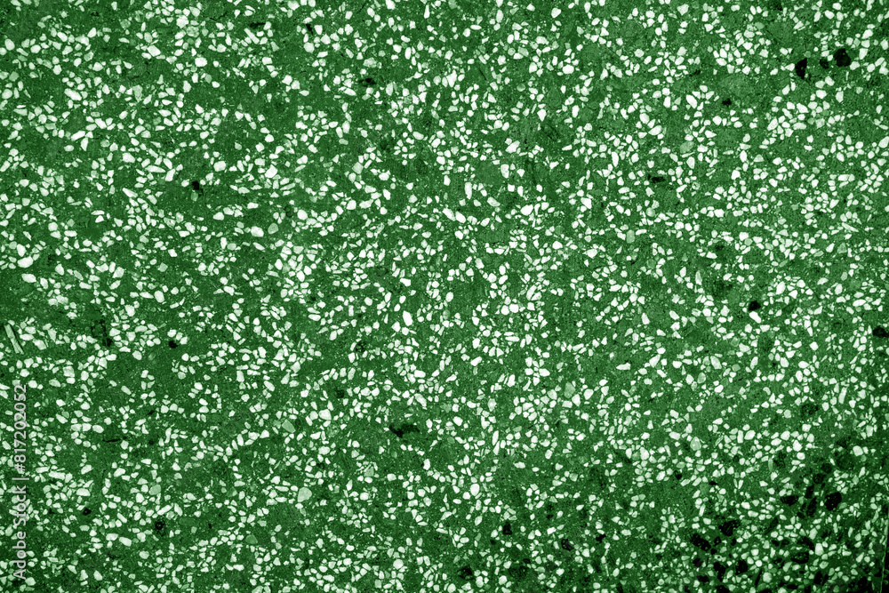 Decorative green cement floor or wall with small stones structure. Decorative green cement floor or wall with small stones structure.