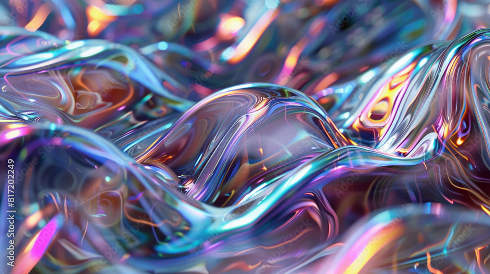 Holo abstract 3D shapes Holo abstract 3D shapes