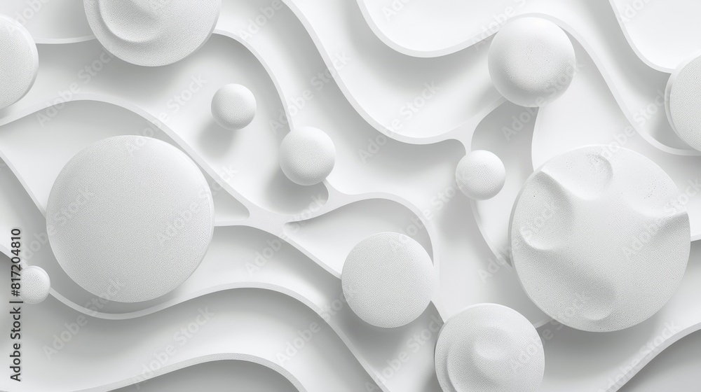 The image is a white background with a lot of white circles The image is a white background with a lot of white circles