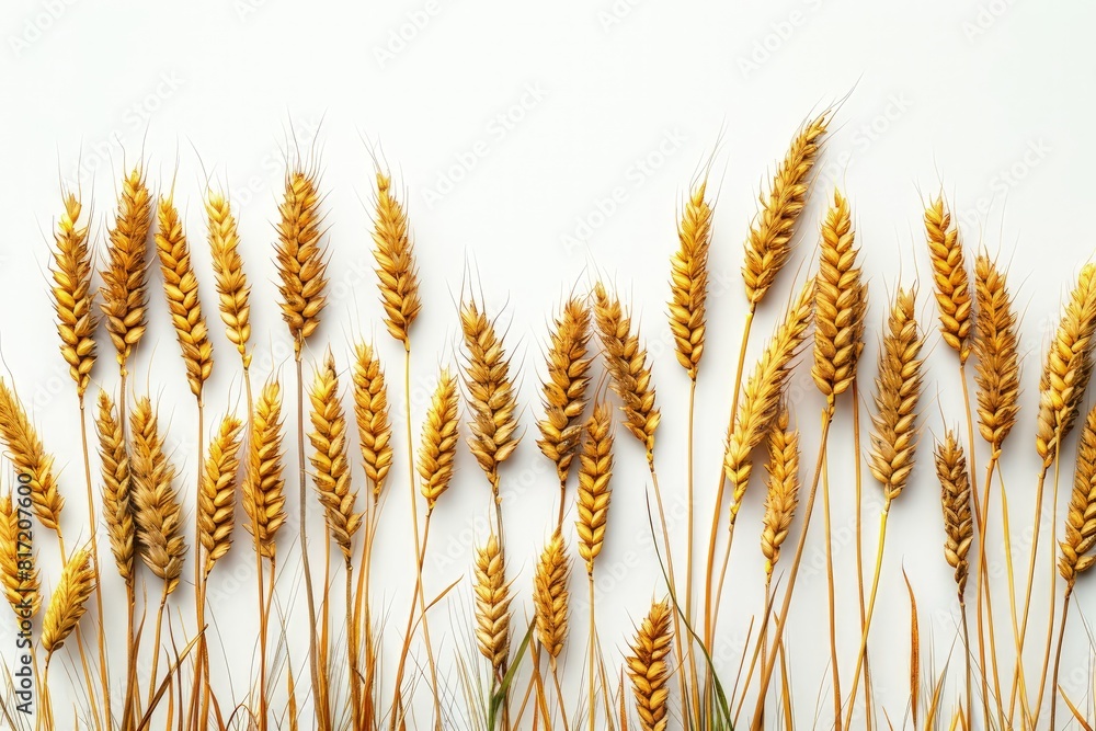 Captivating Composition of Dried Wheat Stalks Captivating Composition of Dried Wheat Stalks