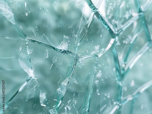 broken tempered glass texture background