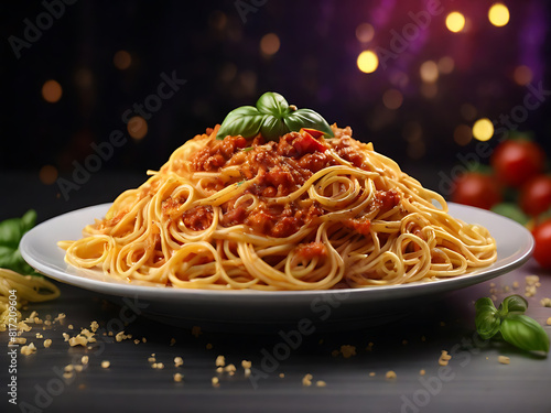 Spaghetti Homemade Italian Pasta Noodles Mediterranean Diet