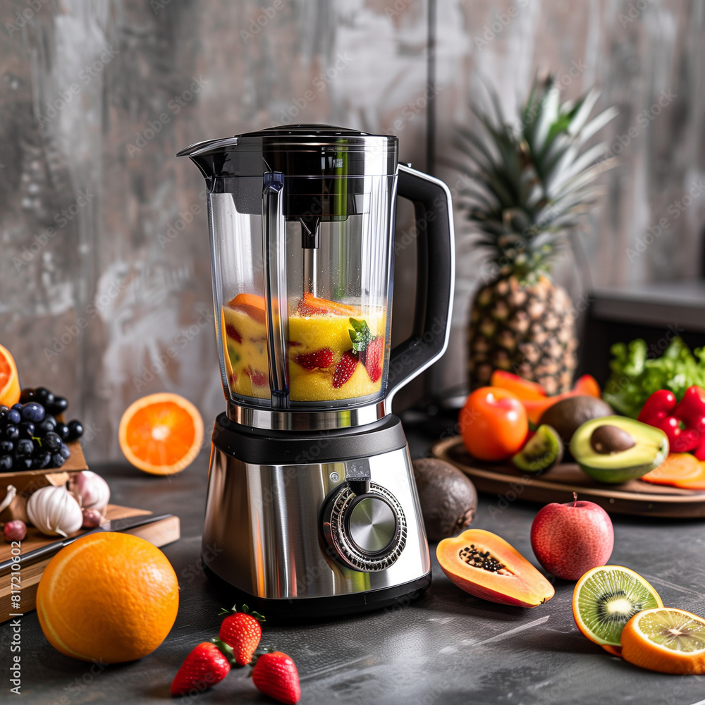 High-End Smoothie Blender on Stainless Steel – Ultimate Appliance for Healthy Living High-End Smoothie Blender on Stainless Steel – Ultimate Appliance for Healthy Living