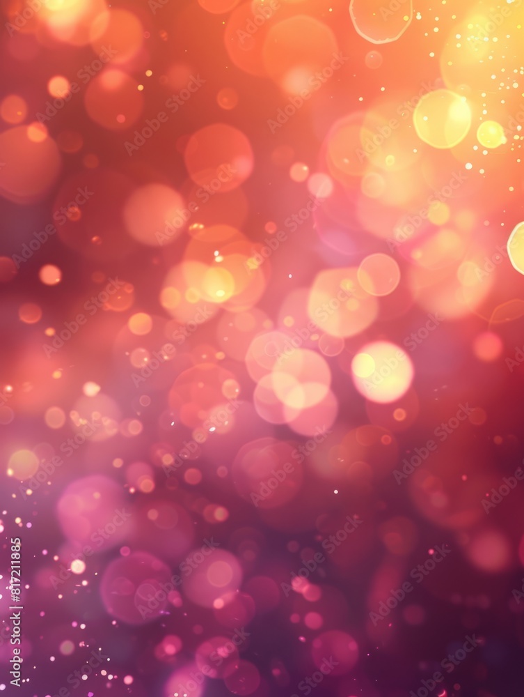 Christmas abstract background with soft light bokeh. Blurred Glitter sparkle for celebrate. glowing lights focus in bright sunlight