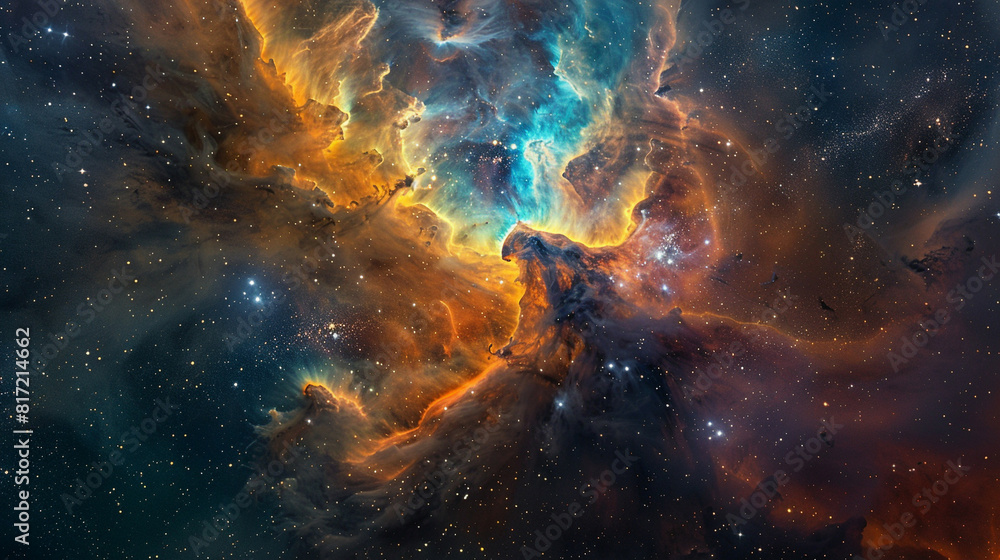 Mesmerizing Abstract Photo of a Celestial Nebula Capturing the Beauty of Space's Mystical Clouds Mesmerizing Abstract Photo of a Celestial Nebula Capturing the Beauty of Space's Mystical Clouds