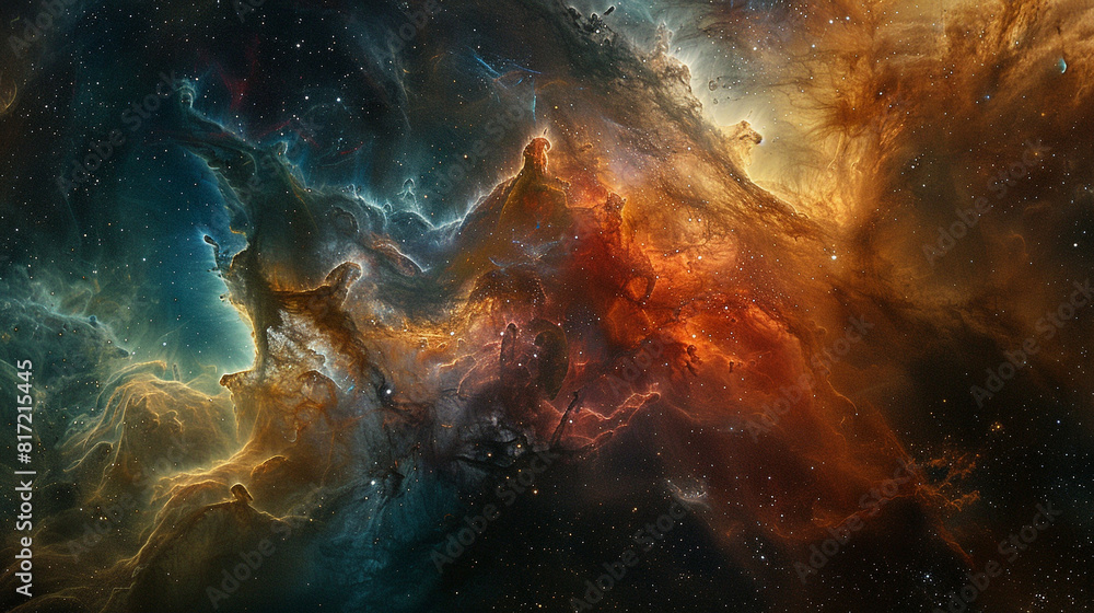 Mesmerizing Abstract Photo of a Celestial Nebula Capturing the Beauty of Space's Mystical Clouds Mesmerizing Abstract Photo of a Celestial Nebula Capturing the Beauty of Space's Mystical Clouds