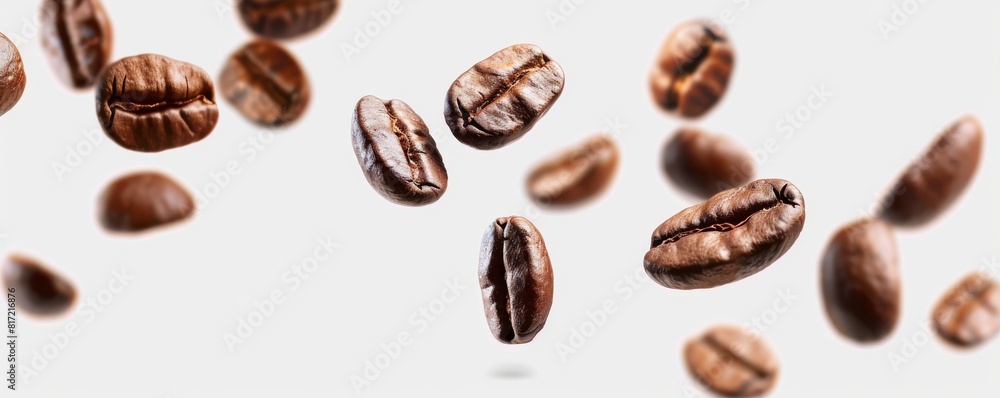 coffee beans isolated on white background set coffee beans isolated on white background set