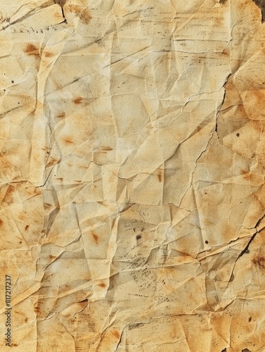 Grungy vintage paper texture. Retro scrapbooking decoupage background