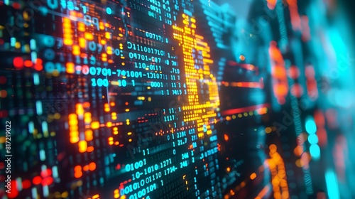 Wallpaper Mural Crypto transactions on screens using blockchain for secure, decentralized trades. Torontodigital.ca