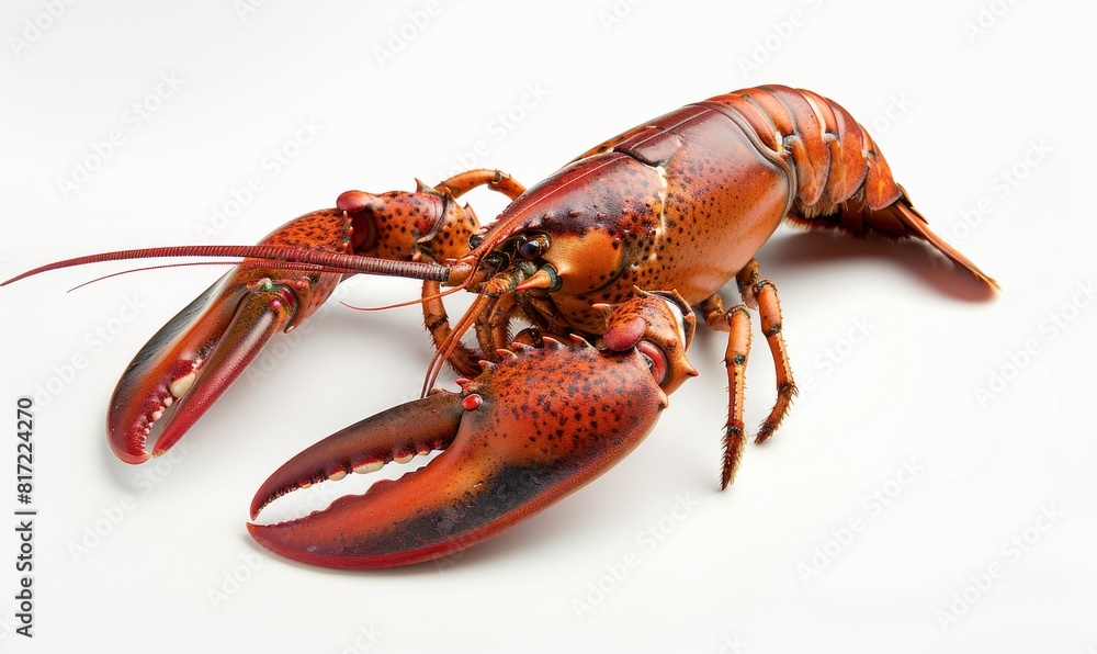 big red lobster isolated on white background big red lobster isolated on white background