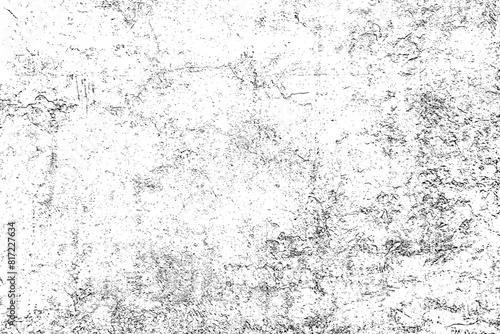 Black and white grunge frame. Distress overlay texture border. Abstract surface dust and rough dirty wall background concept. Worn, torn, weathered effect. Vector illustration, EPS 10.	
 photo