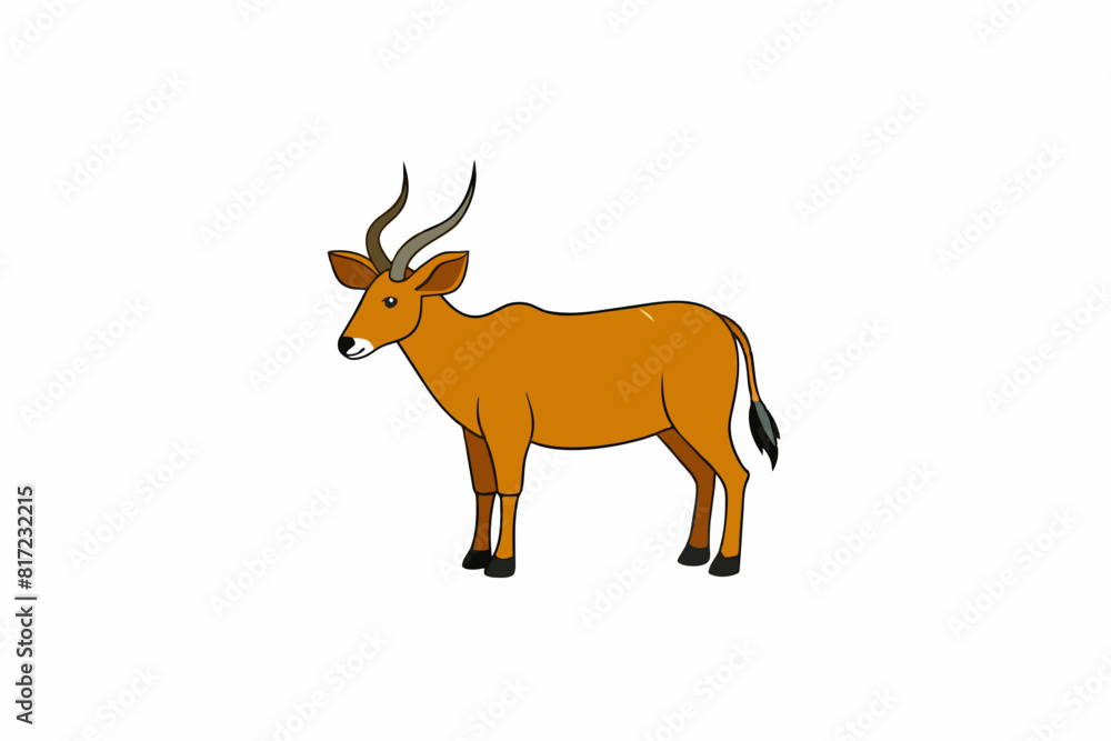 eland cartoon vector illustration eland cartoon vector illustration