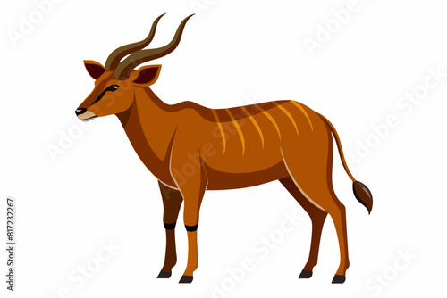 eland cartoon vector illustration