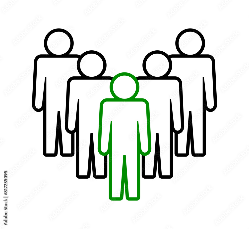 Symbol, ikona ludzi. Plik wektorowy. Symbol, ikona ludzi. Plik wektorowy.