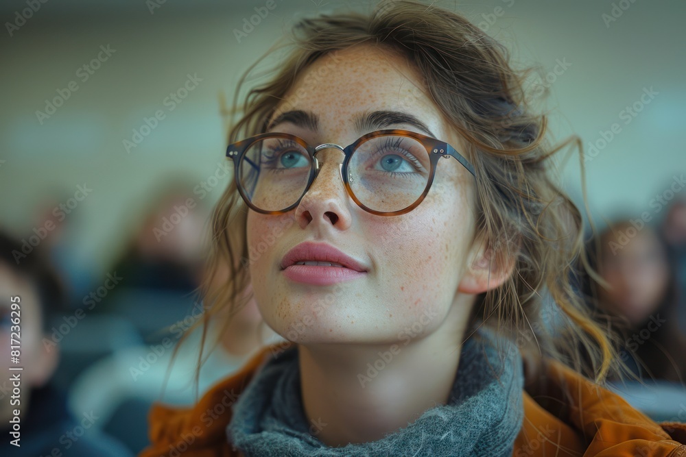Photo portrait of a woman university professor Photo portrait of a woman university professor