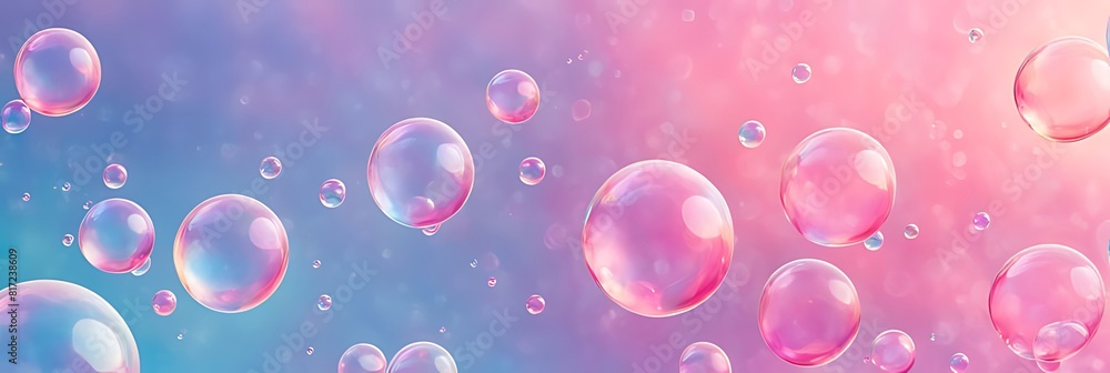 soap bubbles on a pastel background, red pink abstract oil bubbles or face serum background. pink Oil and water bubbles molecule ,pink Bubbles oil or collagen serum for cosmetic product, banner poste soap bubbles on a pastel background, red pink abstract oil bubbles or face serum background. pink Oil and water bubbles molecule ,pink Bubbles oil or collagen serum for cosmetic product, banner poste