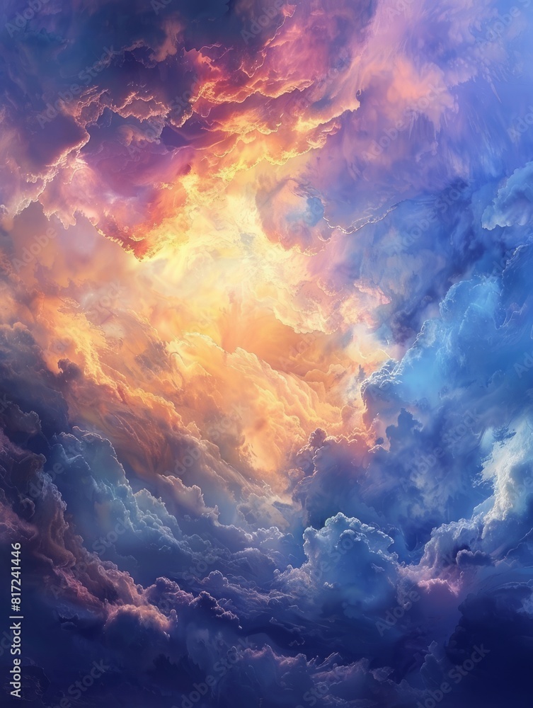 Fototapeta premium Heavenly abstract background