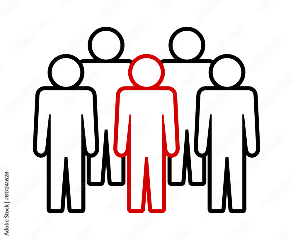 Symbol, ikona ludzi. Plik wektorowy. Symbol, ikona ludzi. Plik wektorowy.