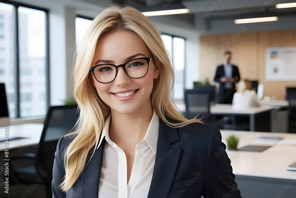 Portrait of a smiling businesswoman Portrait of a smiling businesswoman