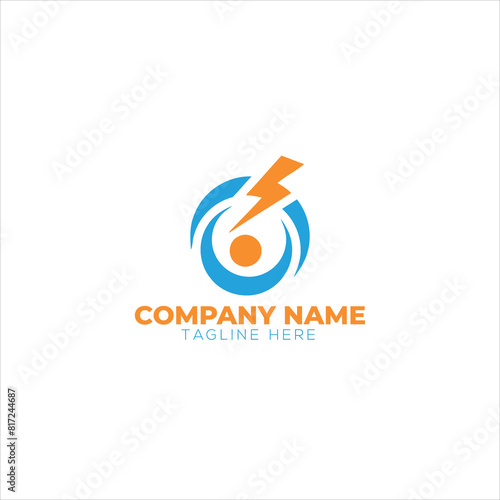 vector set of logos electricity, energy charge  © Arman