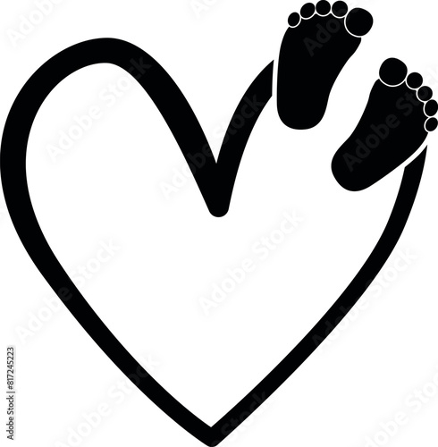 Newborn Baby SVG Cut File for Cricut and Silhouette, EPS Vector, DXF , PNG , JPEG , Zip Folder
