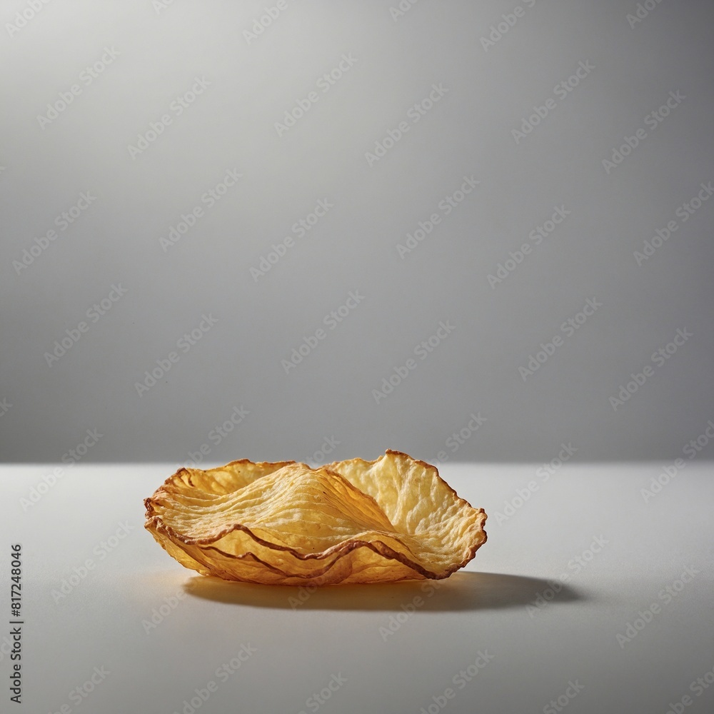Golden leaf-shaped bowl rests on white surface, illuminated by soft lighting that casts gentle shadow. Bowls intricate design, texture resemble veins of leaf, showcasing artistic blend of nature. Golden leaf-shaped bowl rests on white surface, illuminated by soft lighting that casts gentle shadow. Bowls intricate design, texture resemble veins of leaf, showcasing artistic blend of nature.