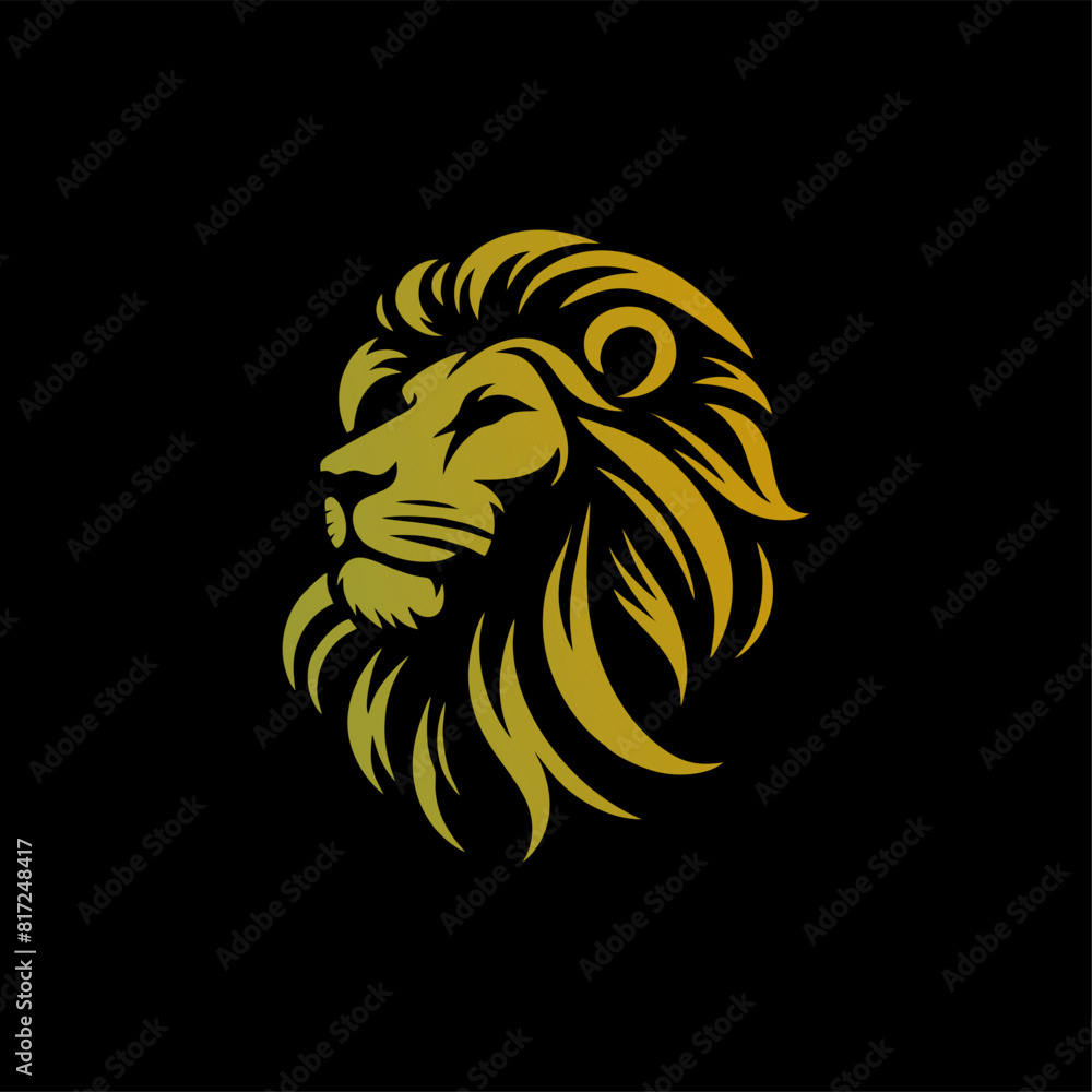 vector lion head logo design vector lion head logo design