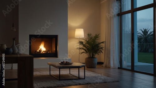 Wallpaper Mural Beautiful and spacious living room Torontodigital.ca