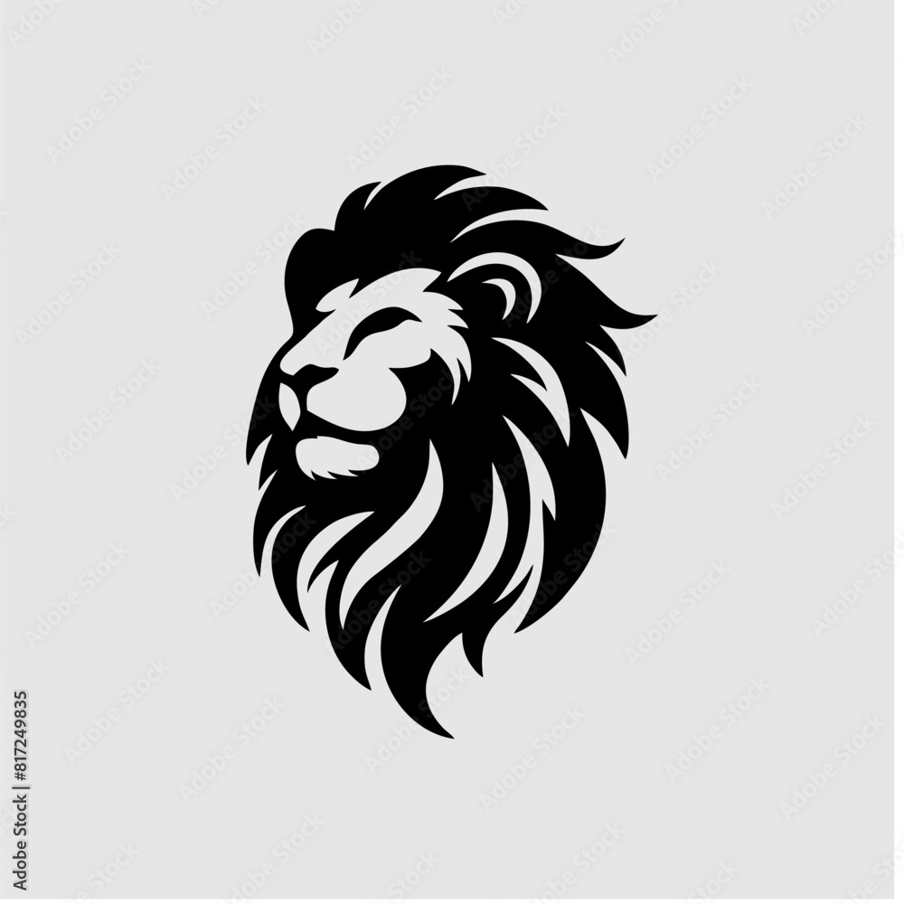 vector lion head logo design vector lion head logo design