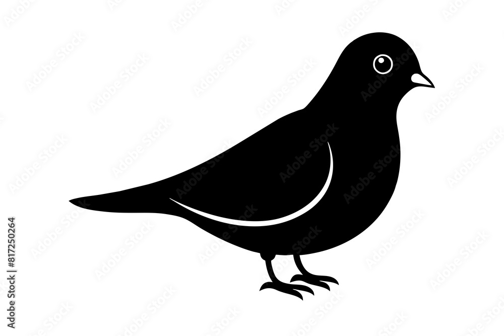 peep bird vector silhouette illustration peep bird vector silhouette illustration