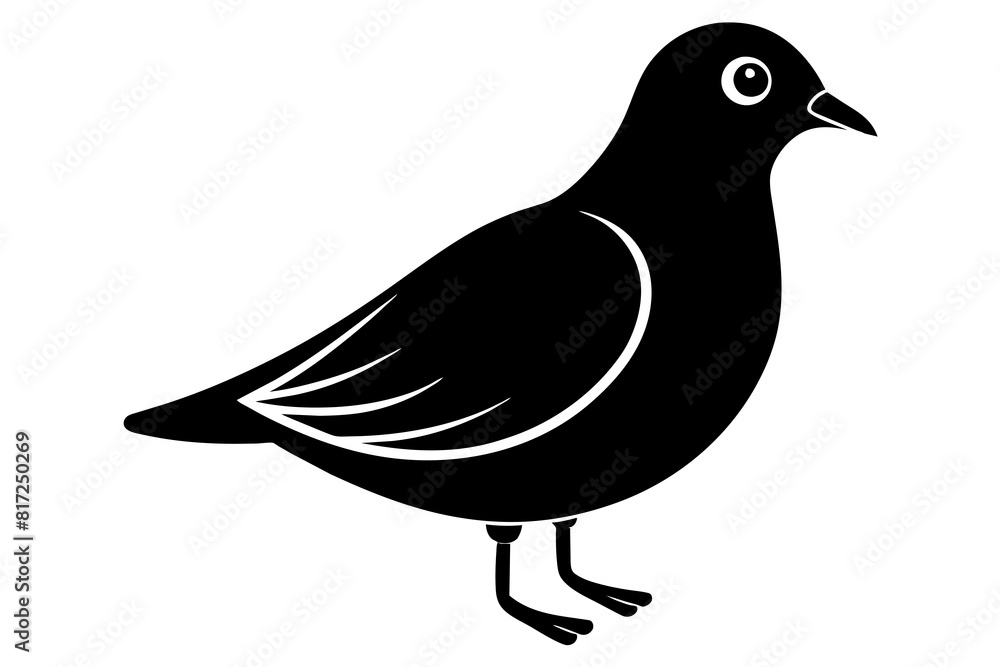 peep bird vector silhouette illustration peep bird vector silhouette illustration