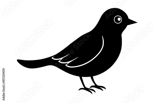 peep bird vector silhouette illustration