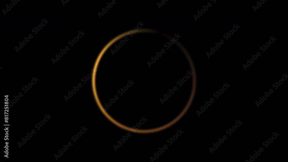 Neon light trail circle on black background. Endless circular pattern.Glitter magic spell effect. Light streaks with shimmer. Modern round frame with empty space for text for advertising, banner Neon light trail circle on black background. Endless circular pattern.Glitter magic spell effect. Light streaks with shimmer. Modern round frame with empty space for text for advertising, banner