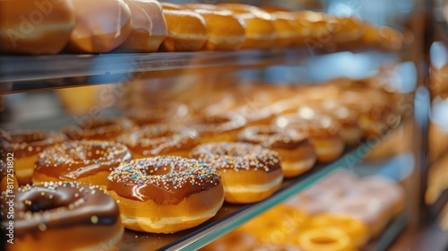 During Donut Day excitement and joy fill the air as bakeries and cafes proudly display a tempting array of freshly baked donuts in all their golden doughy glory