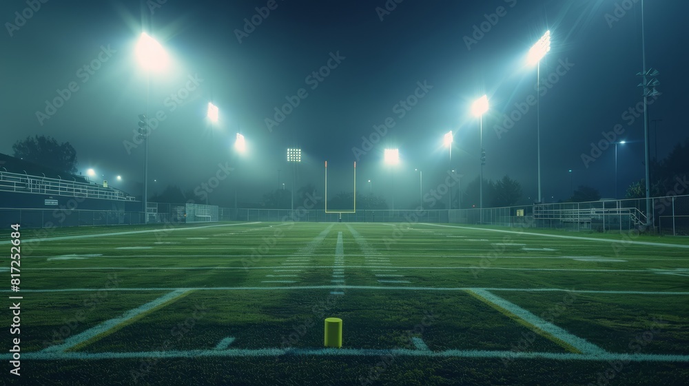 football field and bright lights football field and bright lights