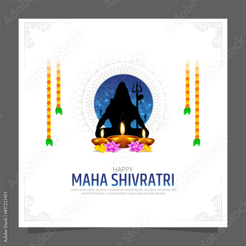 Shivratri, also known as Maha Shivaratri, is a Hindu festival dedicated to Lord Shiva, one of the principal deities in Hinduism