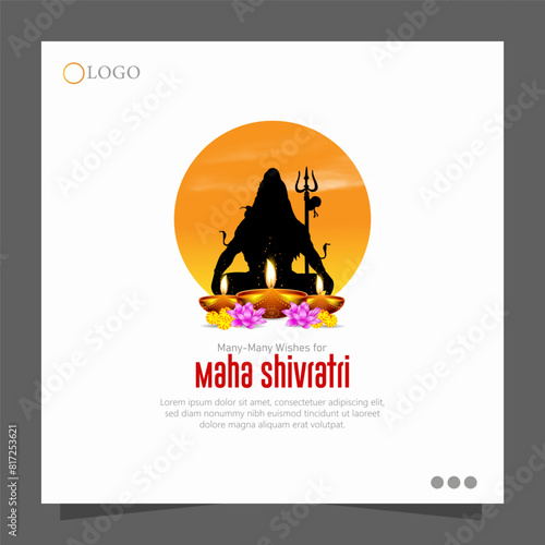 Shivratri, also known as Maha Shivaratri, is a Hindu festival dedicated to Lord Shiva, one of the principal deities in Hinduism
