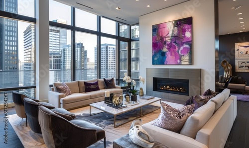 An inviting contemporary li...