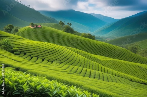 Tea plantations in China