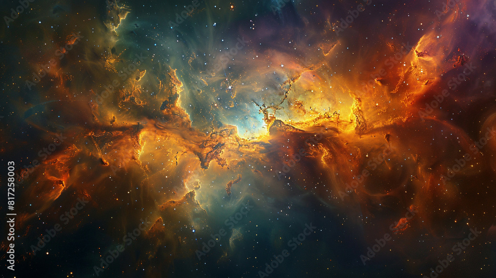 Breathtaking Landscape Photo of a Colorful Space Nebula Capturing the Vibrant Beauty and Wonders of the Cosmos Breathtaking Landscape Photo of a Colorful Space Nebula Capturing the Vibrant Beauty and Wonders of the Cosmos