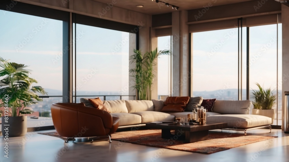 Beautiful classic living room in a minimalist view Beautiful classic living room in a minimalist view